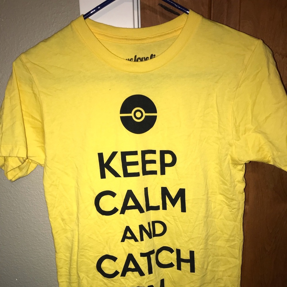 Yellow Pokémon shirt
